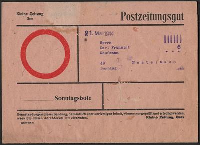 Poststück - Ostmark 1944, - Známky a pohlednice