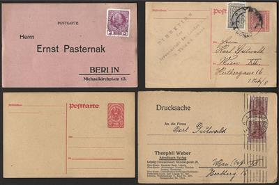 Poststück - Partie Ganzsachen - Postkarten etc. vorwiegend Österr. (ca. 140), - Stamps and postcards
