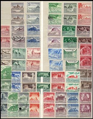 .gestempelt/**/* - Partie div. Deutschland ab D.Reich, - Briefmarken und Ansichtskarten