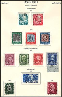 .gestempelt - Schöne Sammlung BRD Ausg.1949/2006, - Briefmarken und Ansichtskarten