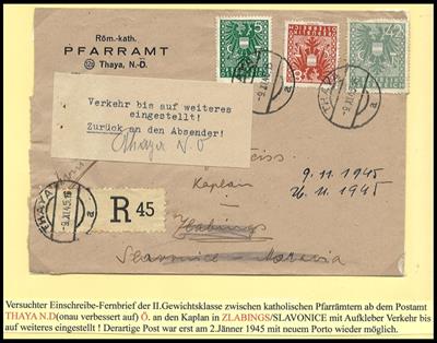 Poststück - Österreich 1945 - attraktiver - Známky a pohlednice