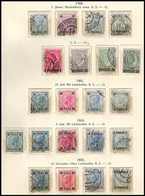*/gestempelt - Partie Österr. Monarchie ab 1867, - Briefmarken und Ansichtskarten