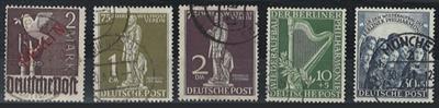 .gestempelt - Sammlung Berlin 1949/1974u.a. mit Nr. 34 gepr. Schlegel, - Stamps and postcards