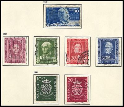 .gestempelt - Sammlung BRD ab 1949, - Stamps and postcards