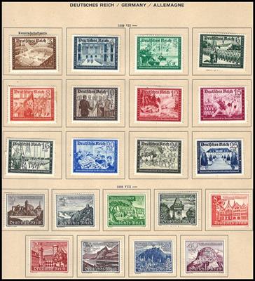 */gestempelt - Schaubeck Album aus 1944mit Europa u. Übersee, - Stamps and postcards