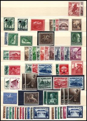 ** - Sammlung D.Reich 1938/1945, - Známky a pohlednice