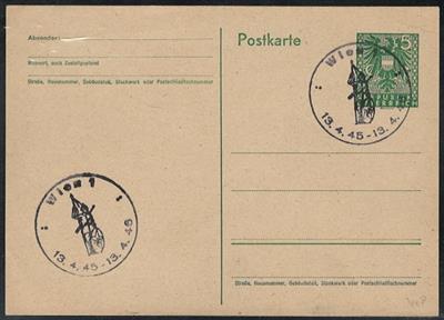 Poststück/Briefstück - Österr. 1946/67 - über 100 versch. Sonderstpln. u.a. 23 versch. Stpln. "Jahrestag d. sowj. Bes. Wiens", - Stamps and postcards