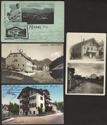Poststück - Partie AK Tirol u.a. mit - Briefmarken und Ansichtskarten