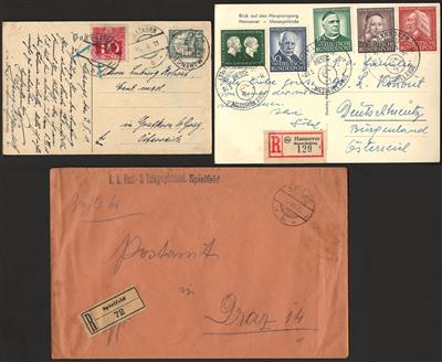 Poststück - Partie Poststücke div. Europa - Briefmarken und Ansichtskarten