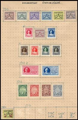 .gestempelt/* - Div. europ. Länder - kl. Sammlung , - Briefmarken und Ansichtskarten