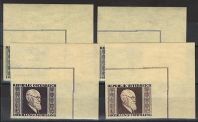 ** - RENNER geschnitten von der rechten oberen Kleinbogenecke, - Stamps and Postcards