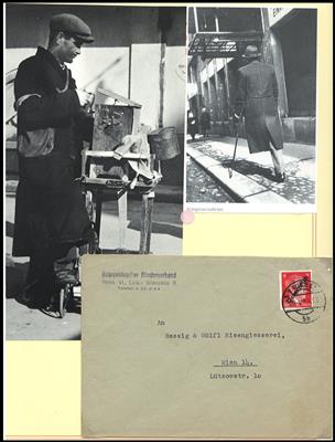 Poststück - Österreich um 1945, - Známky a pohlednice
