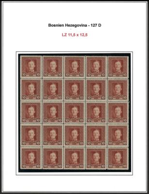** - Bosnien - Nr. 127D (10 Heller - Stamps