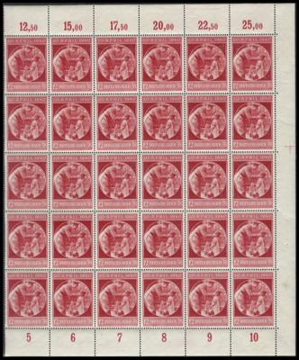 ** - D.Reich Nr. 744 "51. Geburtstag - Briefmarken und Ansichtskarten