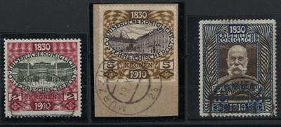 .gestempelt/Briefstück - Österr. Nr. 161/177 (17) F - Známky