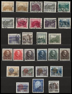 .gestempelt - Österr. Sammlung  1918/ 1937, - Stamps