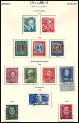 .gestempelt - Schöne Sammlung BRD Ausg.1949/2006, - Briefmarken und Ansichtskarten