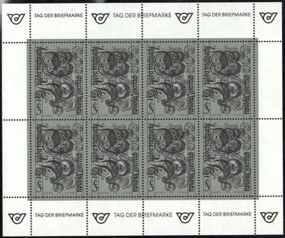 ** - Österr. - Schwarzdruck - Kleinbogen   ANK Nr. KB3, - Briefmarken und Ansichtskarten