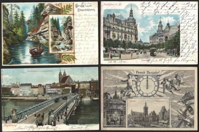 Poststück - Ansichtskarten Deutschland  - (ca. 120), - Francobolli