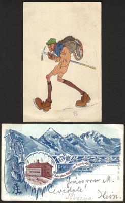 Poststück - Ansichtskarten Salzburg ab Monarchie - (ca. 110), - Známky