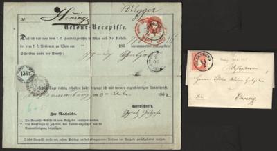 Poststück/Briefstück - Partie Poststücke Österr. ab Ausg. 1850 u.a. aus Cilli, - Stamps