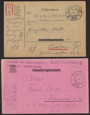 Poststück - Österr. Feldpost - Spezialpartie - Briefmarken und Ansichtskarten