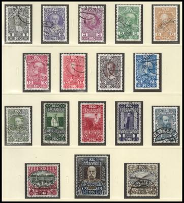 .gestempelt - Sammlung Österr. ab 1850 u.a. mit Ausg. 1910, - Briefmarken und Ansichtskarten