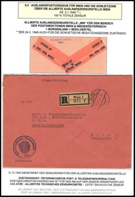 Poststück - Österr. 1946 - rekommandierter - Briefmarken und Ansichtskarten