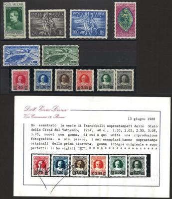 **/*/(*) - Sammlung Vatikan 1929/2016, - Briefmarken und Ansichtskarten