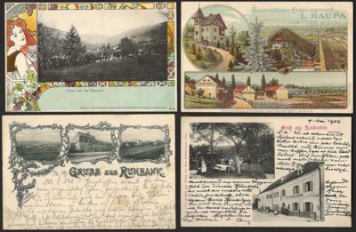 Poststück - AK - Österr. reichh. Partie Ansichtskarten ca. ab 1900, - Stamps