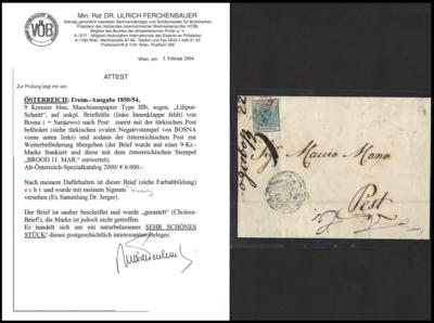 Poststück - Bosnien - VORLÄUFER - Österr. Nr. 5M Type IIIB, - Stamps