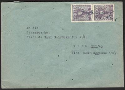 Poststück - Österr. 1945 - Handschriftliches - Briefmarken und Ansichtskarten
