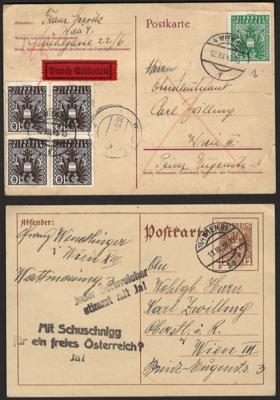 Poststück - Partie Österreich mittlere Belege ab 1938, - Francobolli