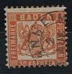 .gestempelt - altd. Staaten - Baden Nr.22 mit Teilstempel von Mannheim, - Briefmarken und Ansichtskarten