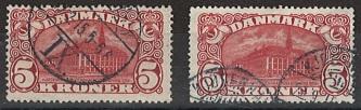 .gestempelt - Dänemark Nr. 66 sauber gestempelt u. 81 ein kz. Z., - Briefmarken und Ansichtskarten