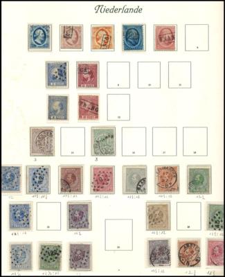 **/*/gestempelt/Poststück/Briefstück - Partie Benelux - Staaten, - Briefmarken und Ansichtskarten