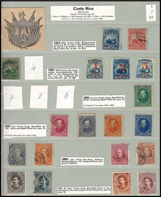 */gestempelt/Poststück - Sammlung Mittelamerika, - Stamps