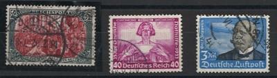 .gestempelt/*/**/(*) - Sammlung D.Reich, - Briefmarken und Ansichtskarten