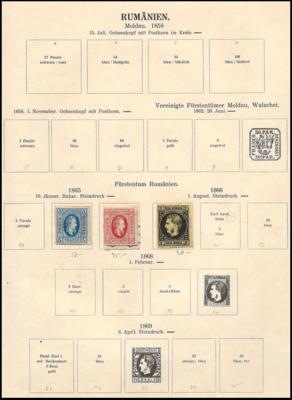 */gestempelt - Sammlung Rumänien ab 1865, - Známky