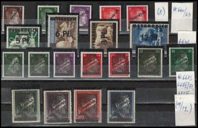 ** - Österr. 1945 - I., - Briefmarken und Ansichtskarten