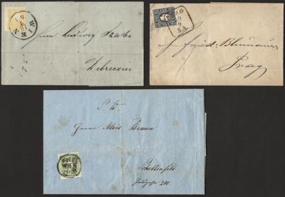 Poststück/Briefstück - Partie Poststücke - Briefmarken und Ansichtskarten