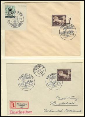 Poststück/Briefstück - Partie Poststücke D.Reich ca. 1940/1942, - Briefmarken und Ansichtskarten