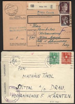 Poststück/Briefstück - Partie Poststücke Österr. Monarchie bis 2. Rep., - Známky
