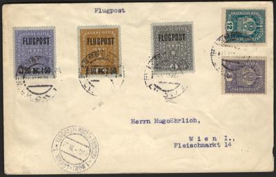 Poststück - Österr. 1918 - Flgp. - Notlandung - Briefmarken und Ansichtskarten