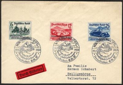 Poststück - Partie Poststücke D.Reich 1938/1939, - Briefmarken und Ansichtskarten