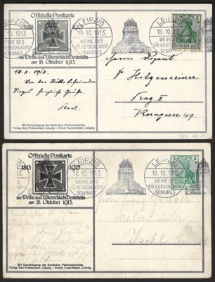 Poststück - Partie Poststücke D.Reich, - Briefmarken und Ansichtskarten