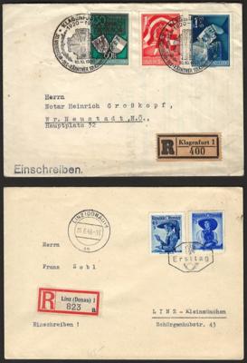 Poststück - Partie Poststücke Österr. meist II. Rep., - Francobolli