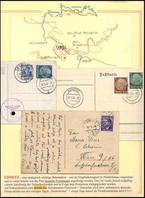Poststück - Sammlung Ostmark Südböhmen - Briefmarken und Ansichtskarten