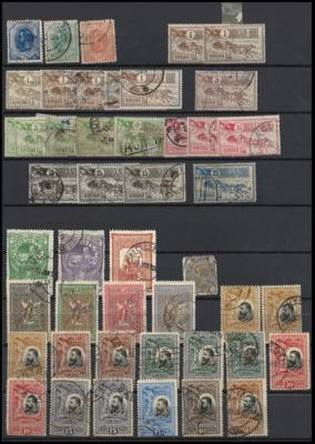 **/*/gestempelt - Gr. Bestand Rumänien, - Briefmarken und Ansichtskarten