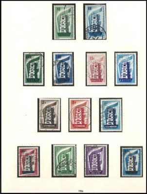 **/gestempelt - sammlung "Europa" 1956/1972 gestempelt u. 1962/1971 **, - Stamps and postcards